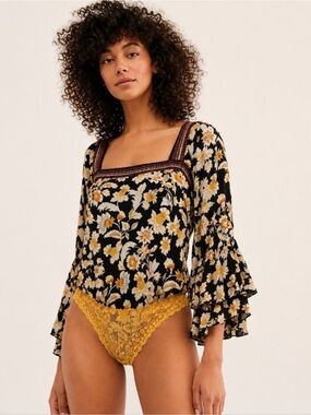 NWT Blooming Borders Bodysuit